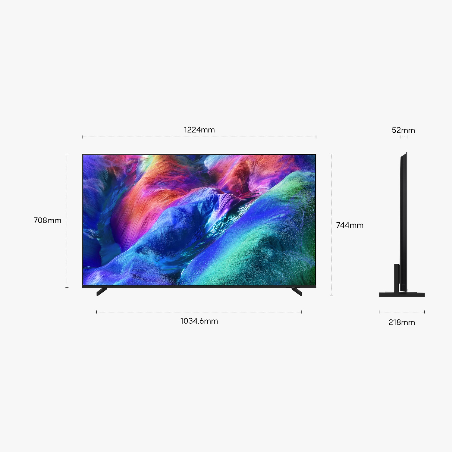 SAMSUNG Micro RGB AI TV 55" MRE55R85HAUXZT, Micro RGB AI Engine, Micro RGB Color Booster Pro, 4K AI Upscaling, Motion Xcelerator 144Hz, Dolby Atmos & OTS Lite, Monolith Edge Design, Vision AI Smart TV, 2026