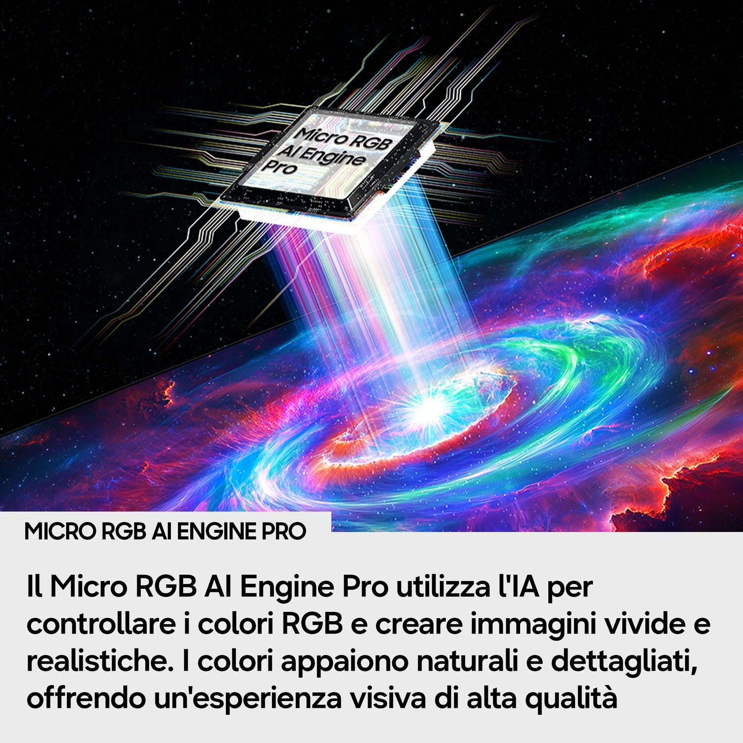 SAMSUNG Micro RGB AI TV 65" MRE65R95HATXZT, Micro RGB AI Engine Pro, 4K AI Upscaling Pro, Glare Free, Motion Xcelerator 165Hz, Dolby Atmos & OTS+, Infinity Air Design, Vision AI Smart TV, 2026