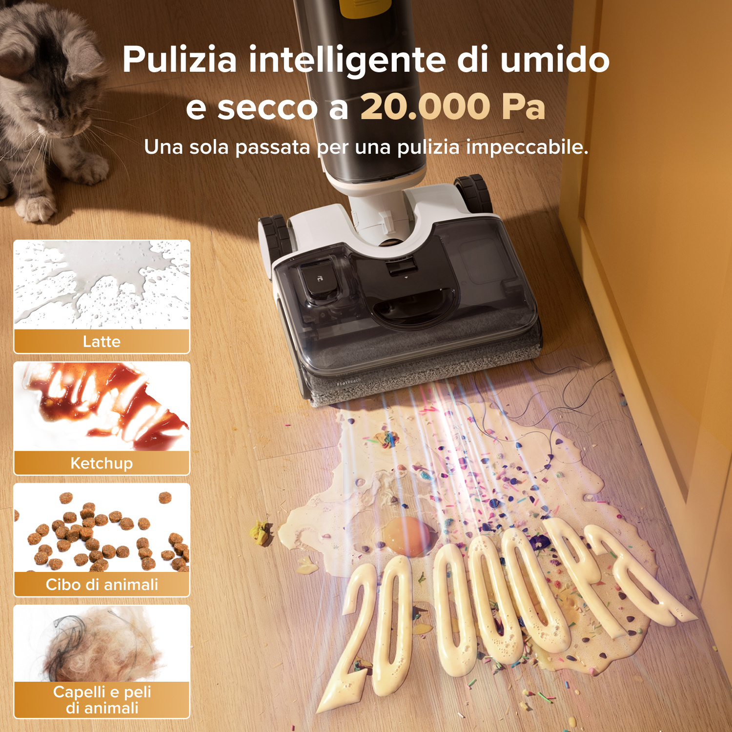 LAVAPAVIMENTI ROBOROCKF25 RT GEN 2, Bianco