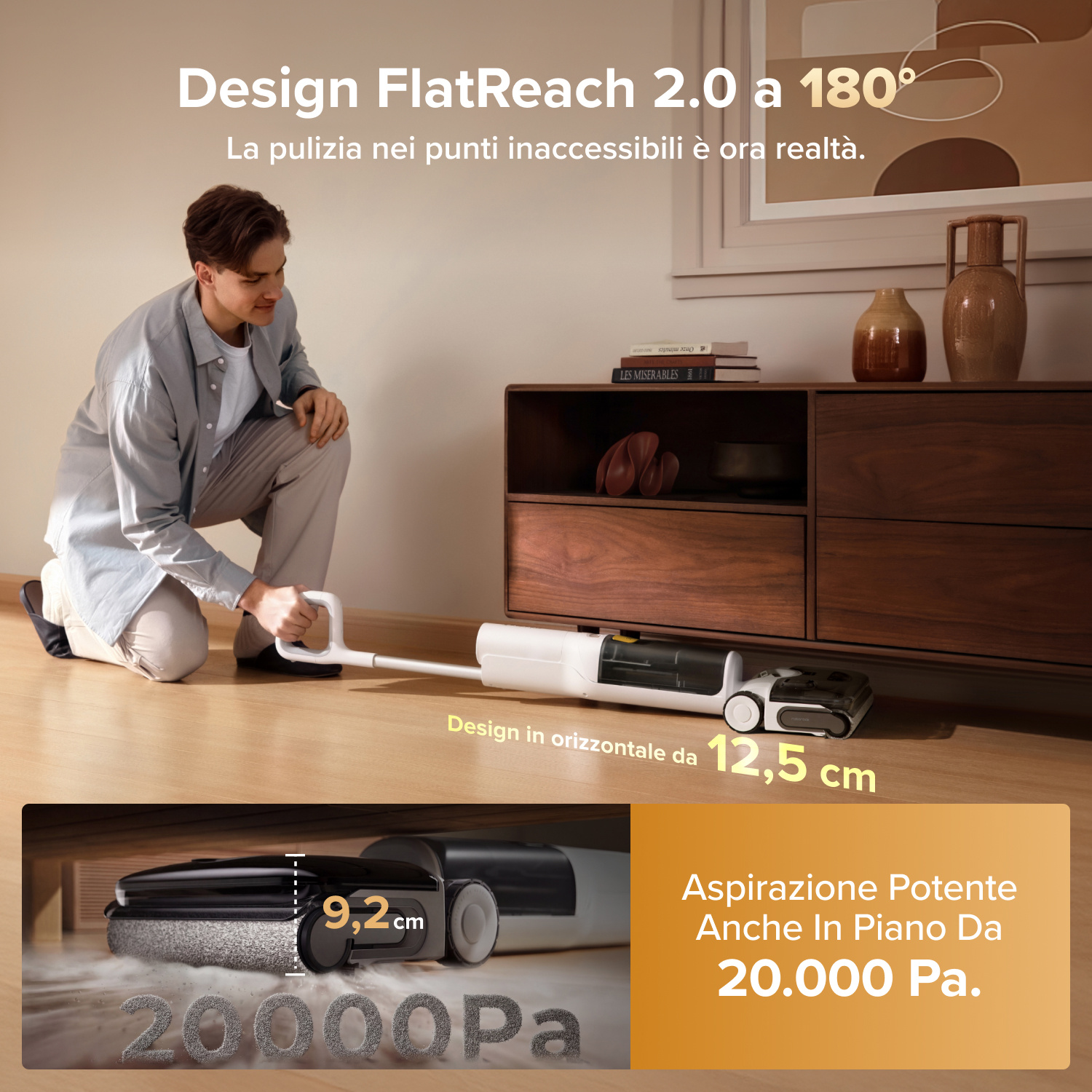 LAVAPAVIMENTI ROBOROCKF25 RT GEN 2, Bianco