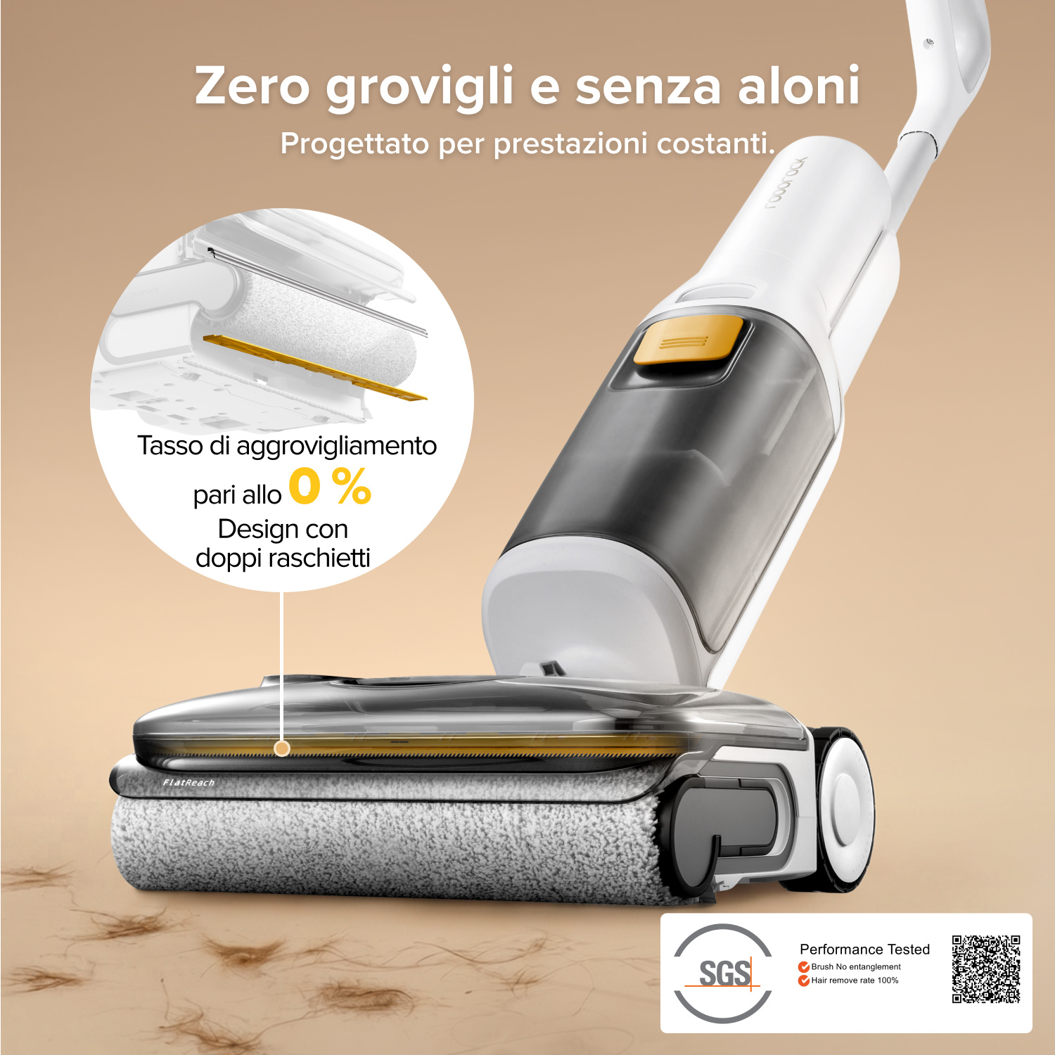 LAVAPAVIMENTI ROBOROCKF25 RT GEN 2, Bianco