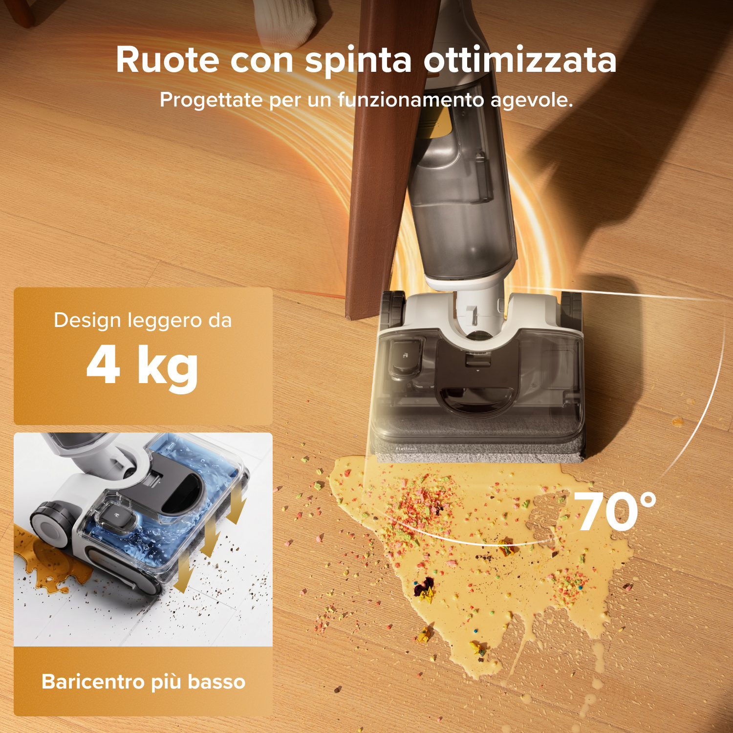 LAVAPAVIMENTI ROBOROCKF25 RT GEN 2, Bianco
