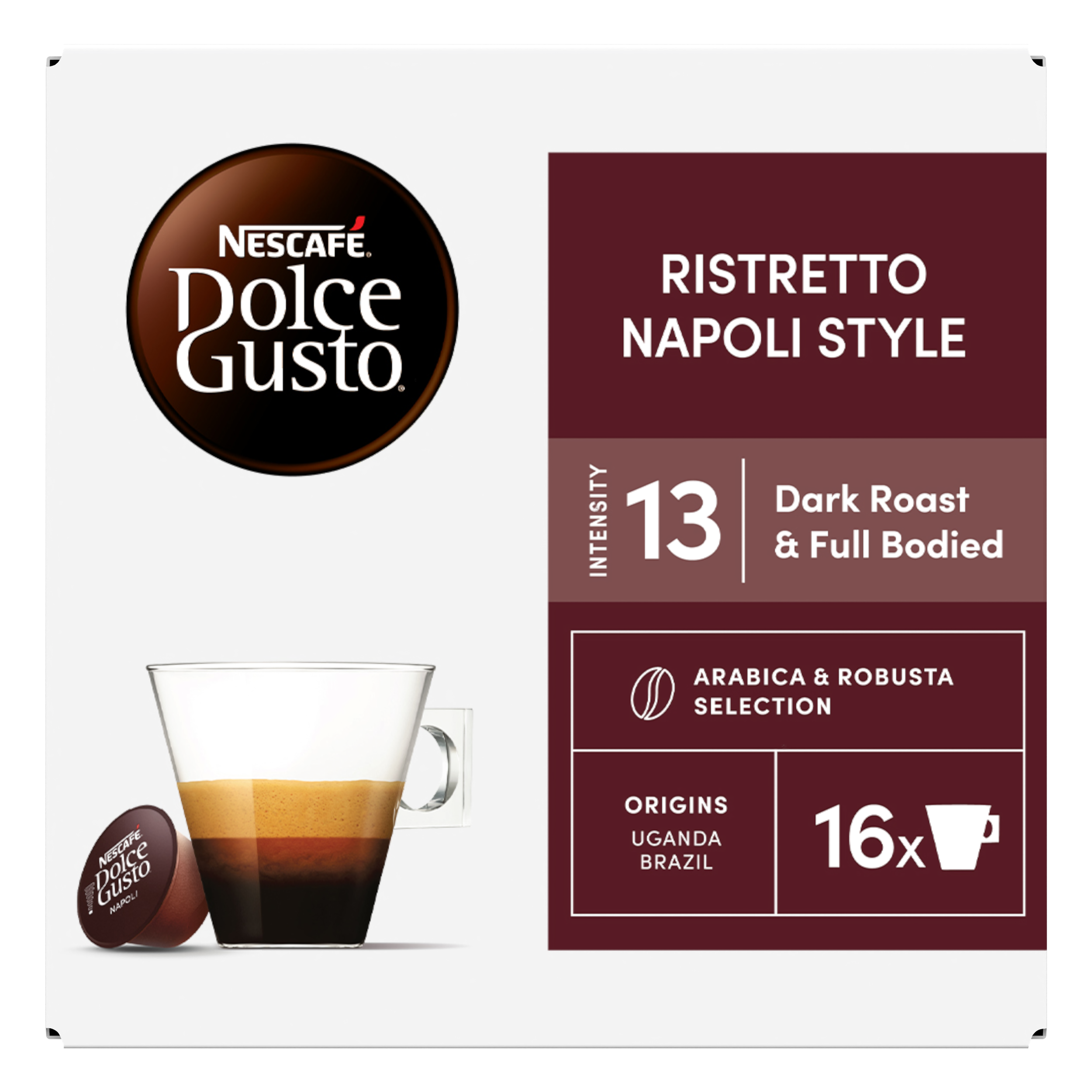 NESCAFÉ Dolce Gusto Ristretto Napoli - Capsules de café