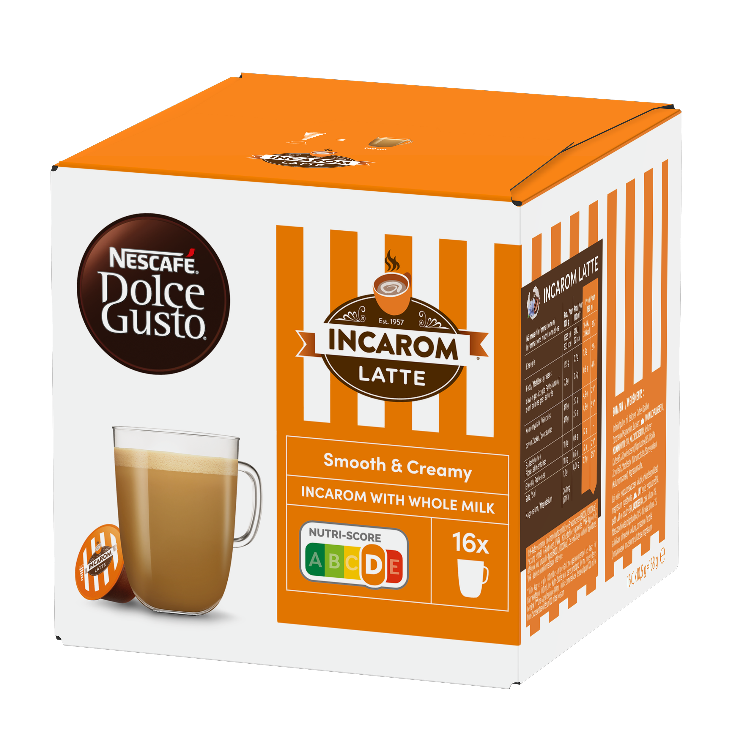 NESCAFÉ Dolce Gusto Incarom Latte - Capsules de café