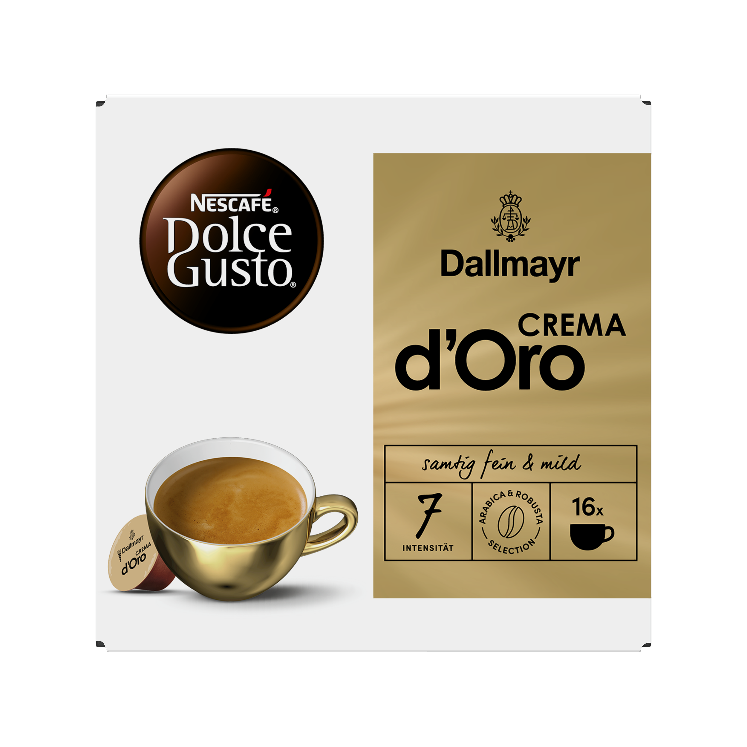 NESCAFÉ Dolce Gusto Dallmayr Crema d'Oro - Capsules de café
