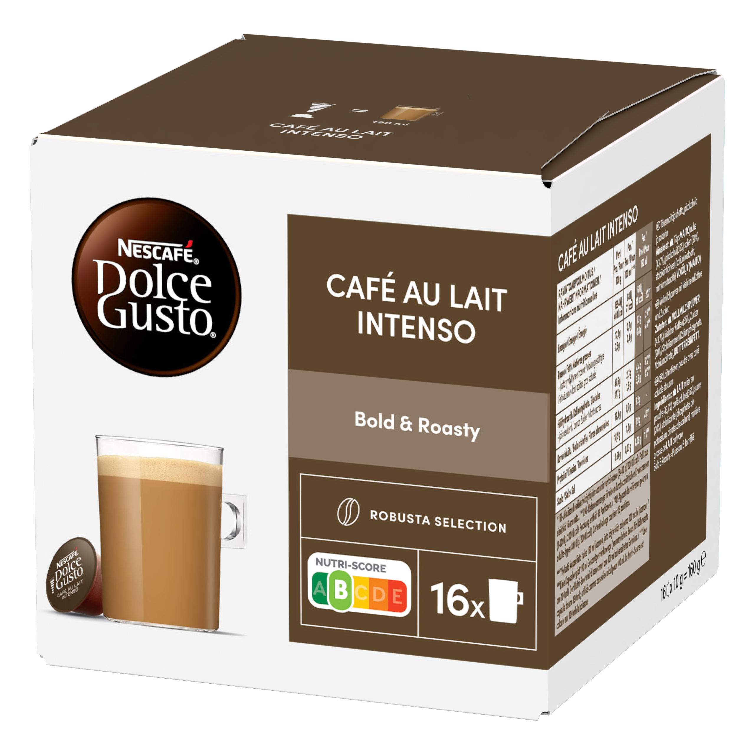NESCAFÉ NESCAFÉ Dolce Gusto Café au Lait Intenso - Kafeekapseln