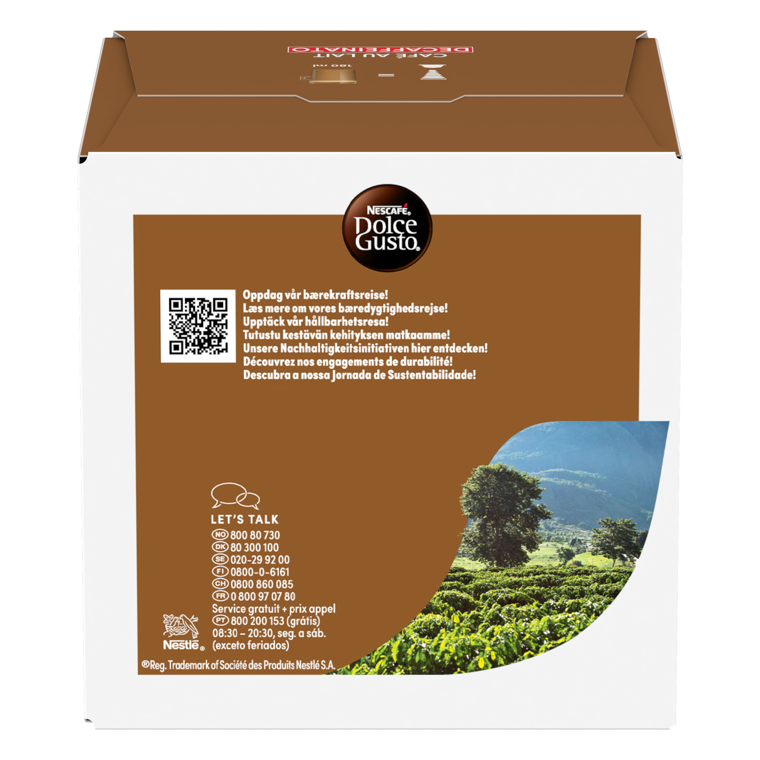 NESCAFÉ NESCAFÉ Dolce Gusto Café au Lait Decaffeinato - Capsules de café