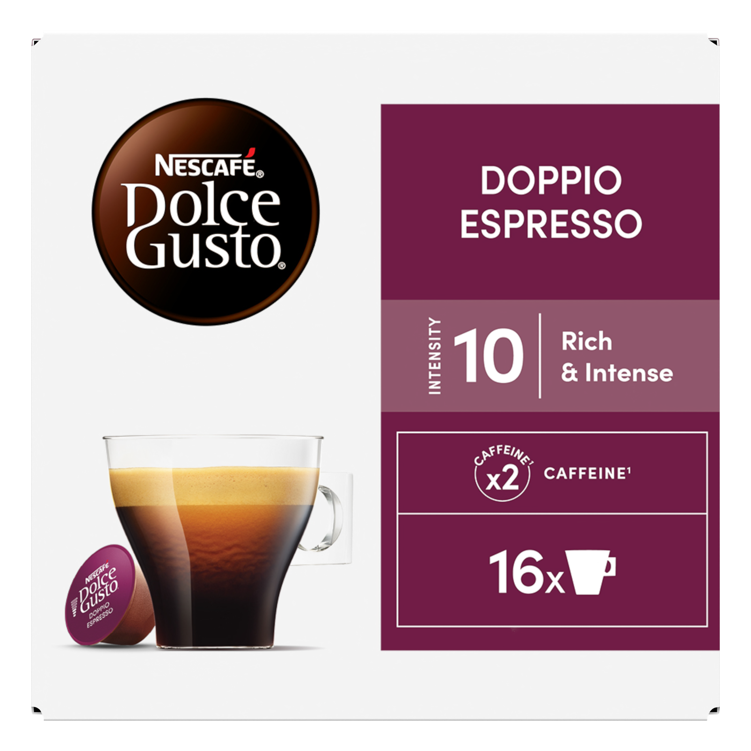 NESCAFÉ Dolce Gusto Doppio Espresso - Capsules de café
