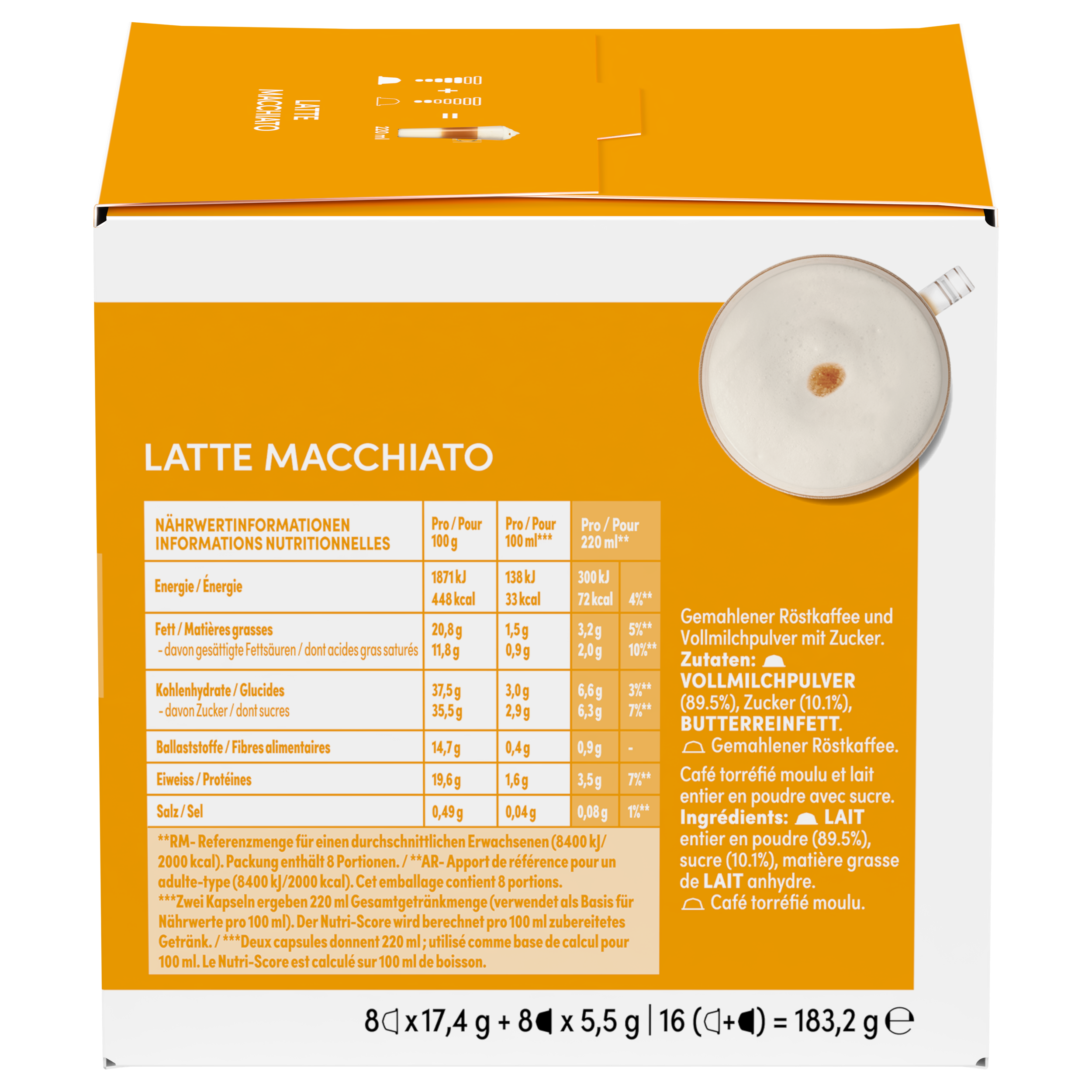 NESCAFÉ Dolce Gusto Latte Macchiato - Capsules de café