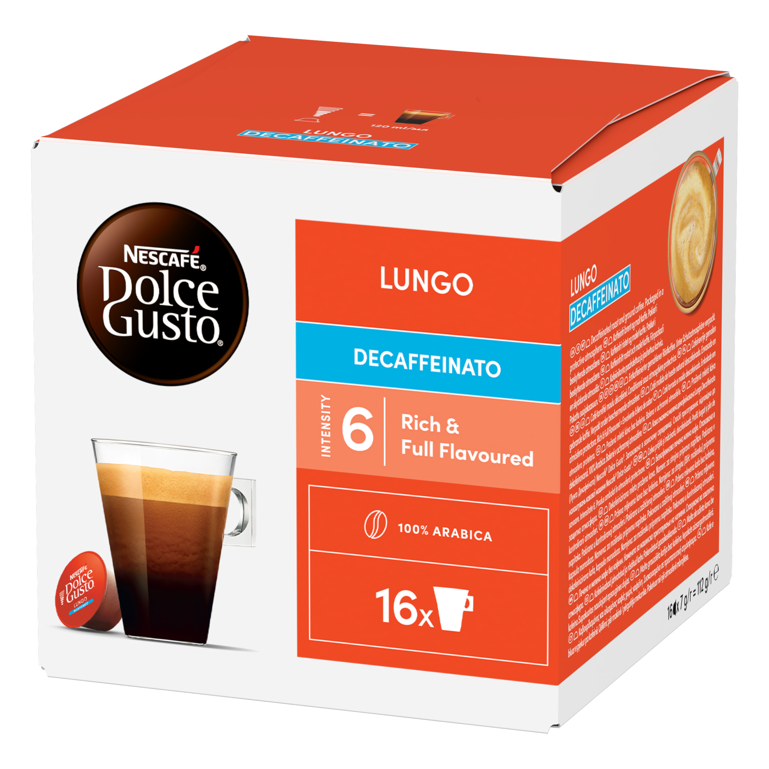 NESCAFÉ Dolce Gusto Lungo Decaffeinato - Capsules de café