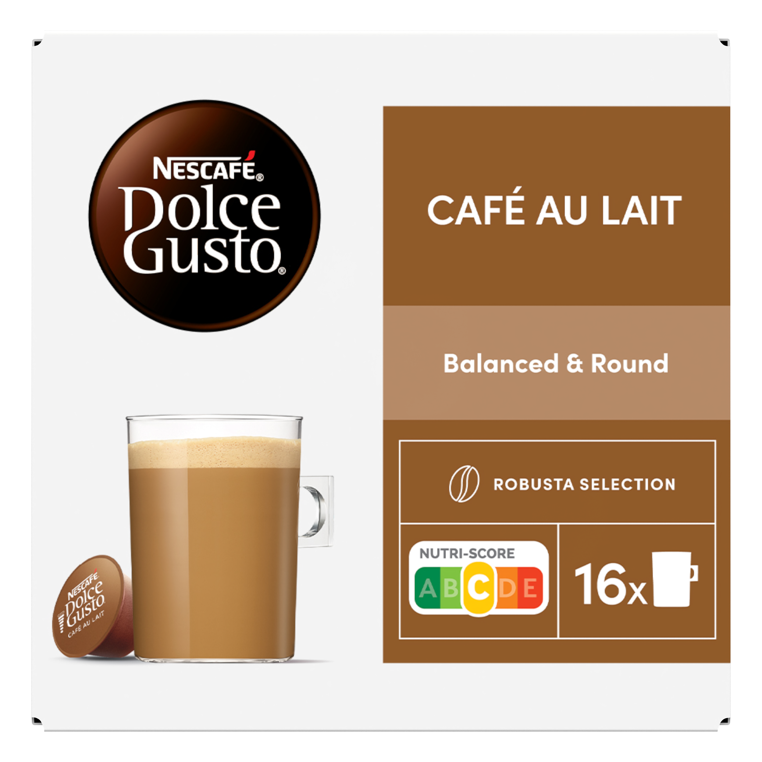 NESCAFÉ Dolce Gusto Café au Lait - Capsules de café