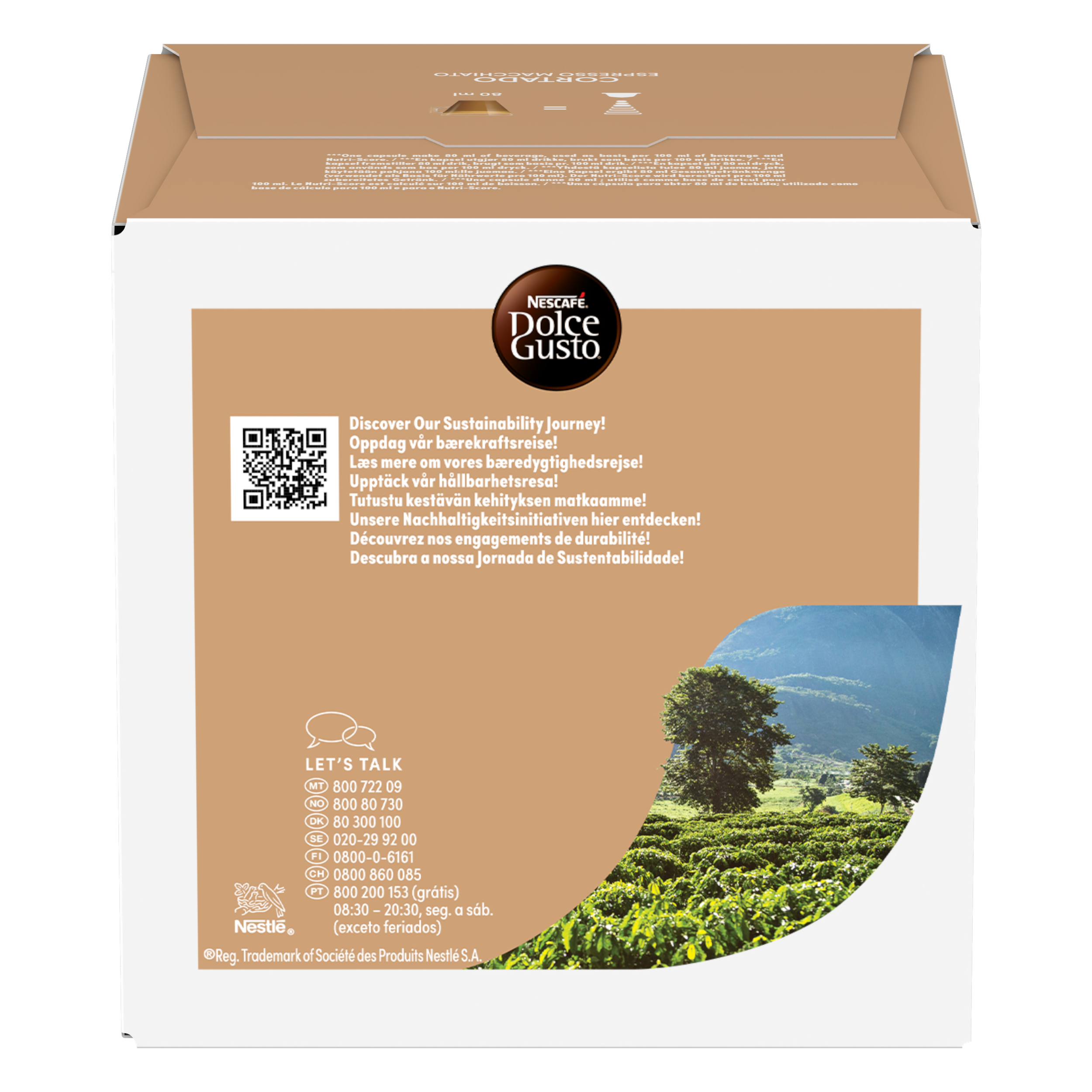 NESCAFÉ Dolce Gusto Cortado Espresso Macchiato - Capsules de café