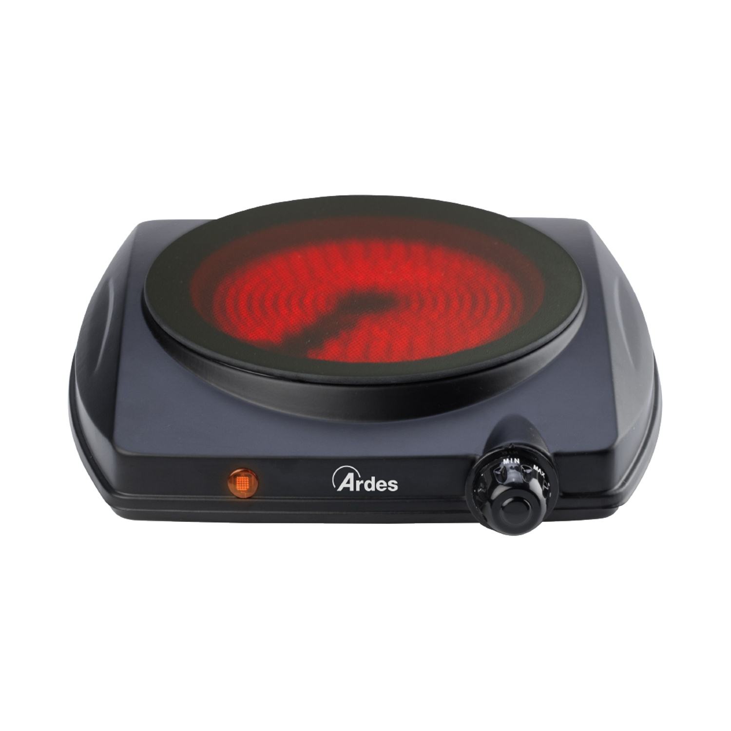 FORNETTO ELETTRICO ARDES FASTO FORNELLO VETROCERAMICA, Assorbimento potenza 1250 W, Zone di cottura 1, Dimensione prima piastra di cottura 192 mm, Nero