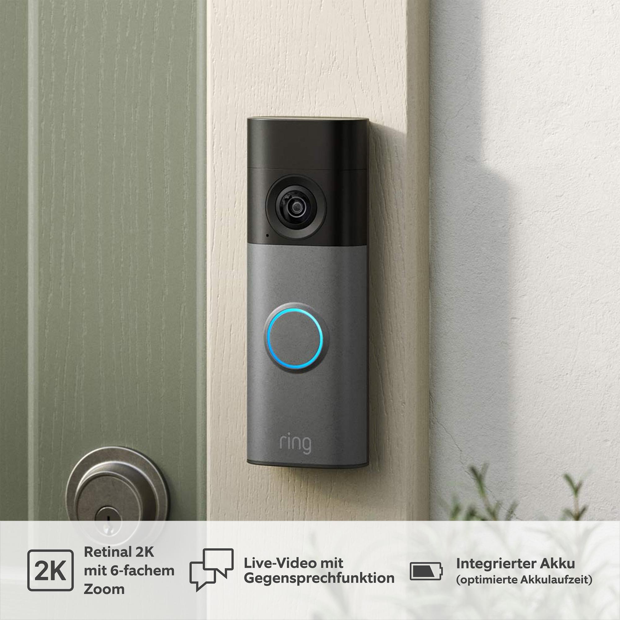 RING Battery Video Doorbell (2nd Gen) + Chime (3rd Gen) Türklingeln