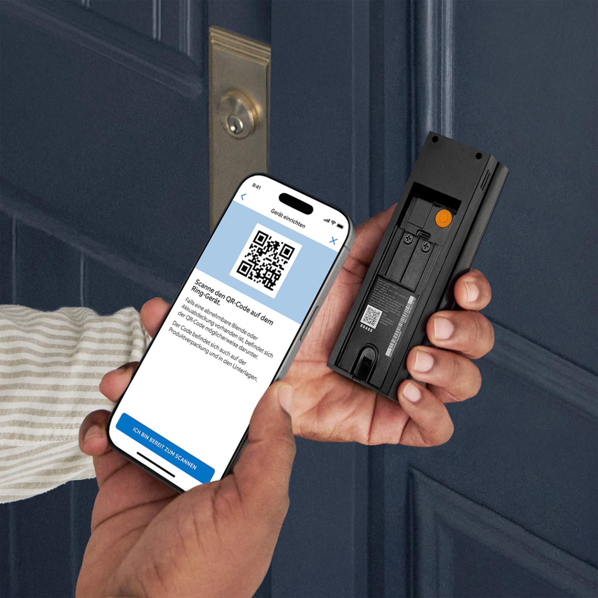 RING Battery Video Doorbell (2nd Gen) + Chime (3rd Gen) Türklingeln