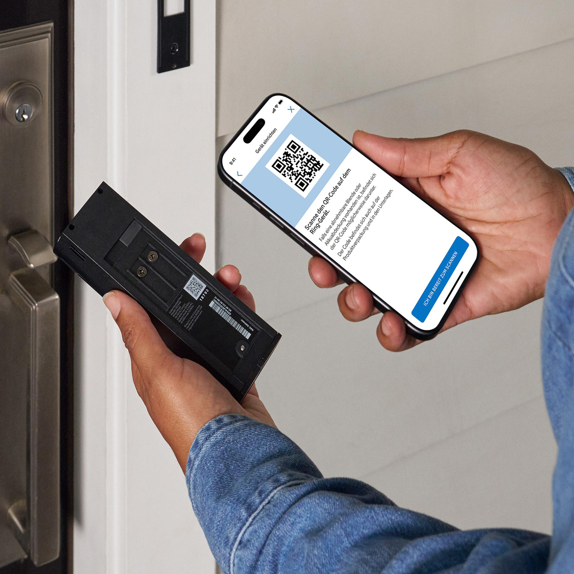 RING Battery Video Doorbell Plus (2nd Gen) + Chime (3rd Gen) Türklingeln