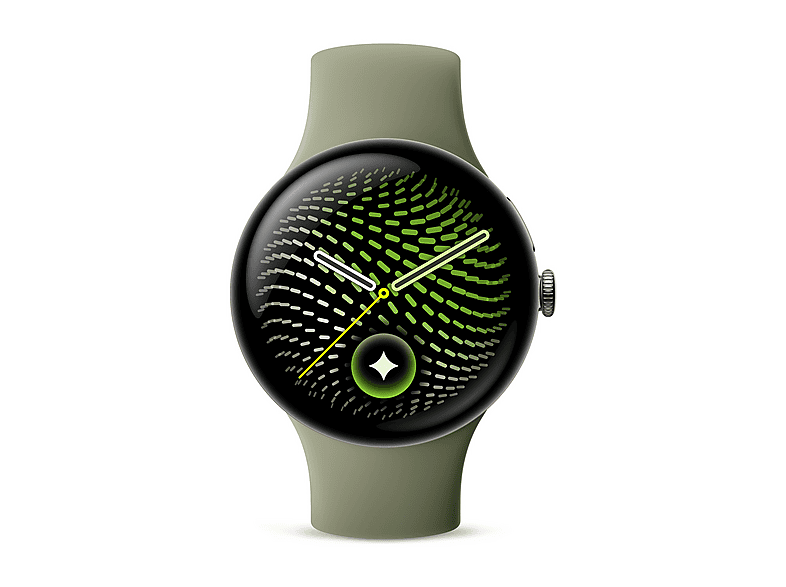 SMARTWATCH GOOGLE Pixel Watch 5 (45 mm) , Display da 1,7 ", Touchscreen, 64 GB, Bluetooth 6.0, Modulo GPS integrato, Waterproof, Verde oliva