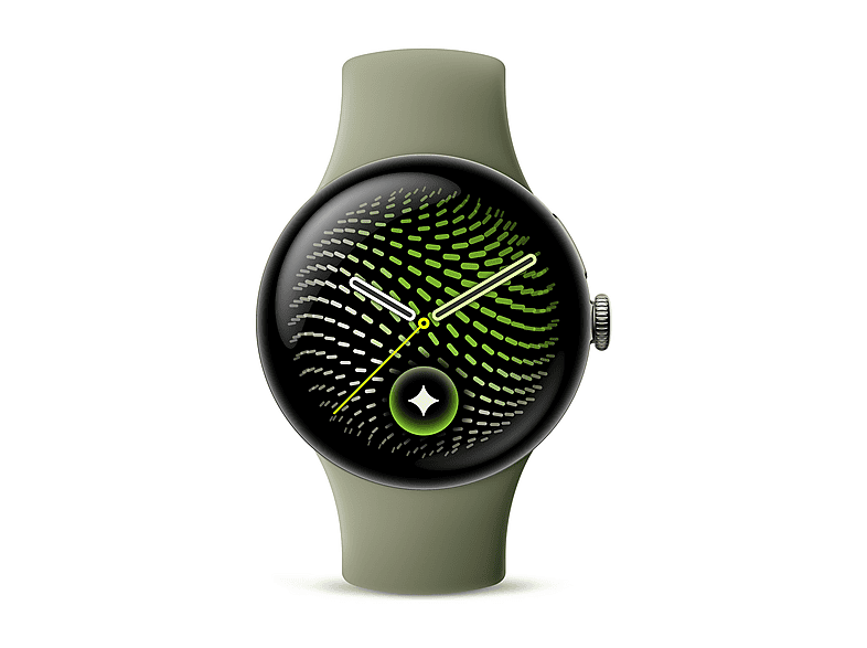 SMARTWATCH GOOGLE Pixel Watch 5 (41 mm) , Display da 1,5 ", Touchscreen, 64 GB, Bluetooth 6.0, Modulo GPS integrato, Waterproof, Verde oliva