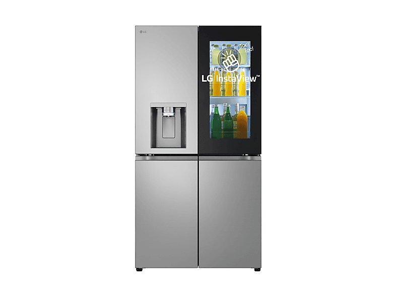 Frigorifero americano LG GMK961PY5E, Sistema Multi Flow: Sì; raffreddamento frigorifero: No Frost; congelatore: Frost, Capacità netta totale 646 l, Rumorosità: 40 dB(A), LAN wireless, Dispenser acqua, Dimensioni: L 914 cm A 1792 P 733 cm, Prime Silver, Cl