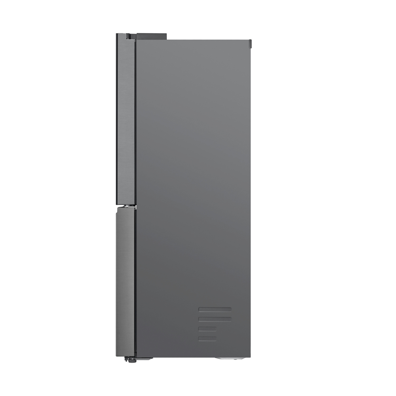 Frigorifero americano LG GMK961PY5E, Sistema Multi Flow: Sì; Sistema raffreddamento frigorifero: No Frost; Sistema raffreddamento congelatore: No Frost, Capacità netta totale 646 l, Rumorosit à: 40 dB(A), LAN wireless, Dispenser acqua, Dimensioni: L 914 cm A 1792 cm P 733 cm, Prime Silver, Classe E