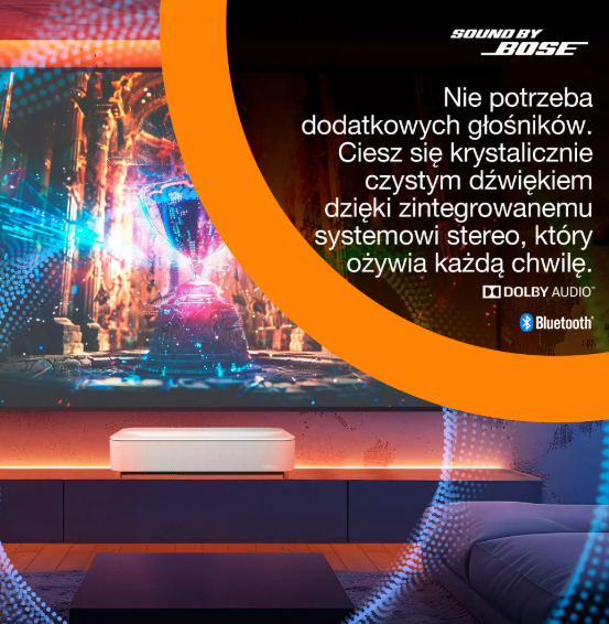 Projektor do kina domowego EPSON Lifestudio Grand EH-LS670B Czarny