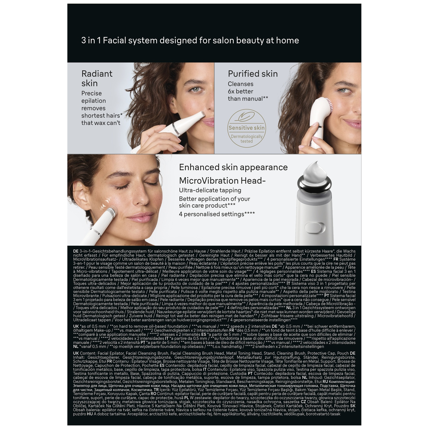 BRAUN FaceSpa Pro 911 Épilateur