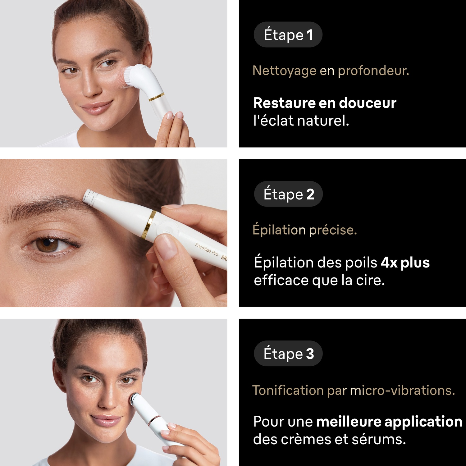 BRAUN FaceSpa Pro 911 Épilateur