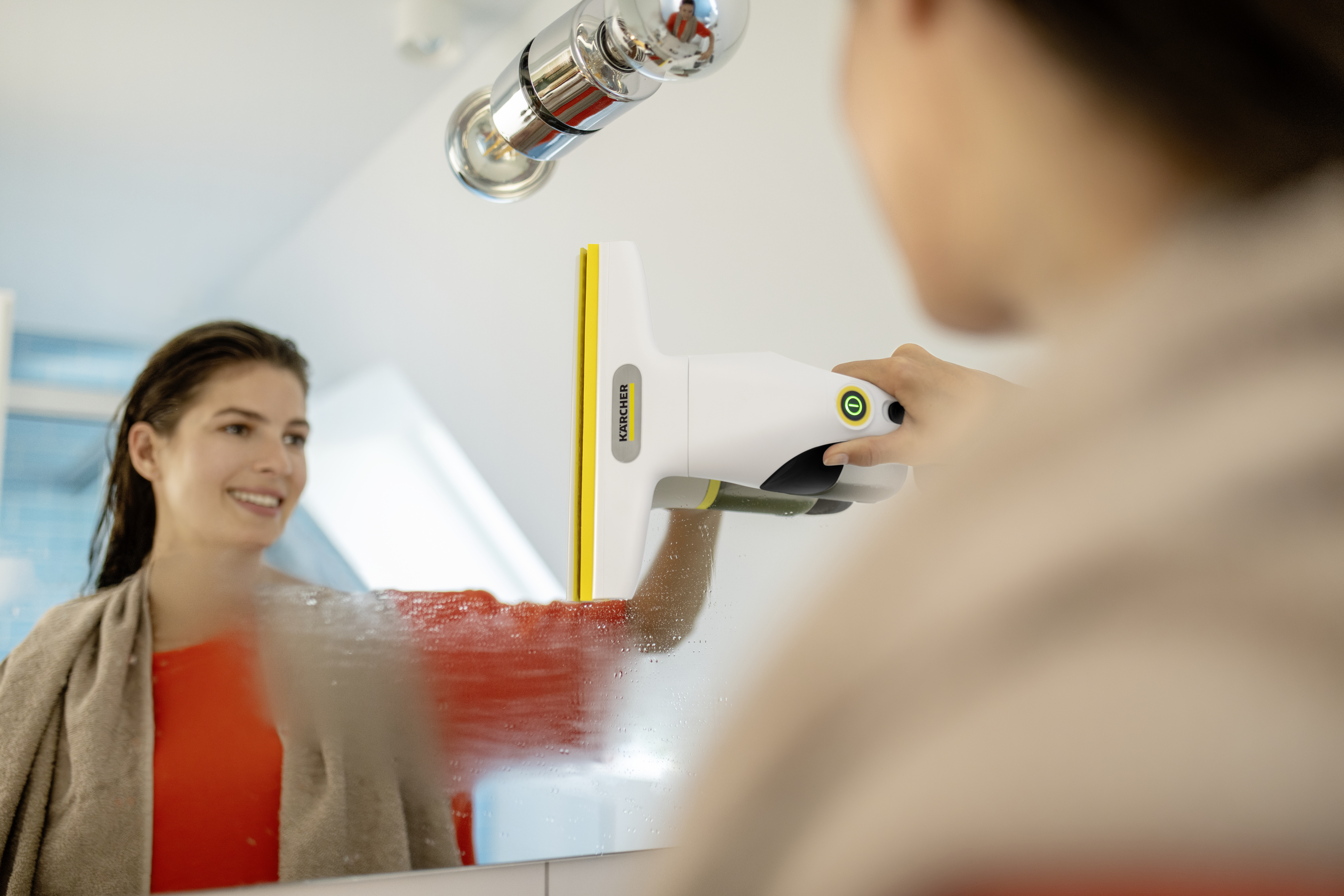 KÄRCHER WV 1 Compact Care+ Fenstersauger, 100ml Tankkapazität, 70 m²