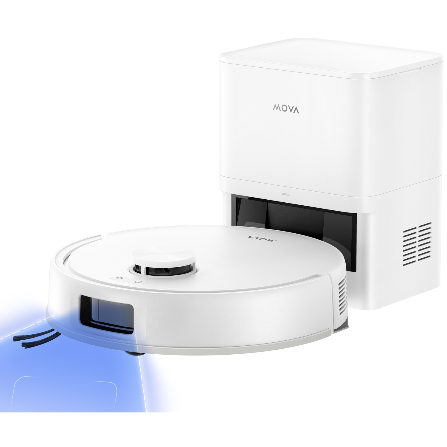MOVA E20s Pro Plus - Aspirateur robot - Avec Fonction serpillère - Blanc