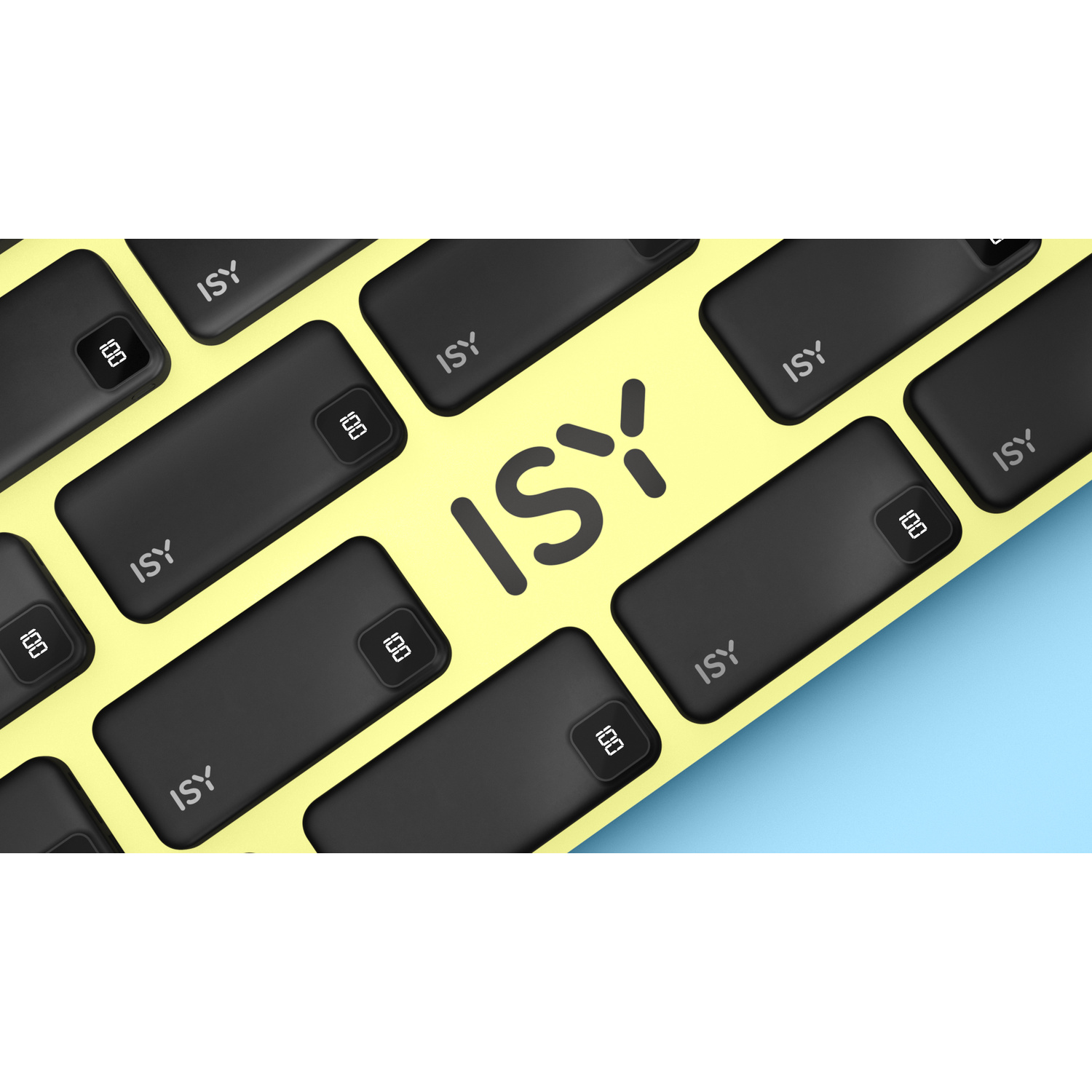 Powerbank ISY IPP-10001 10000 mAh, Nero