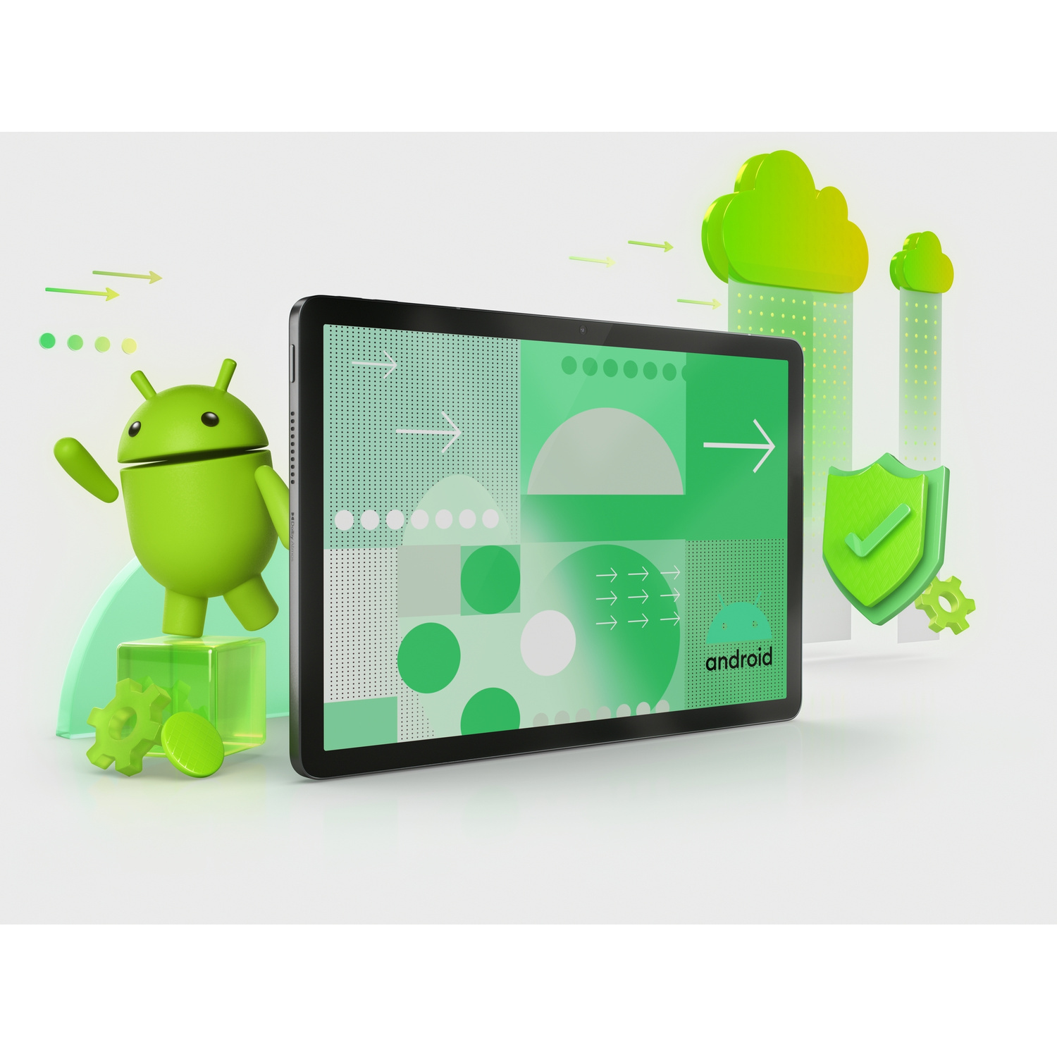 Tablet LENOVO Tab, 128 GB, 10,1 ", Luna Grey