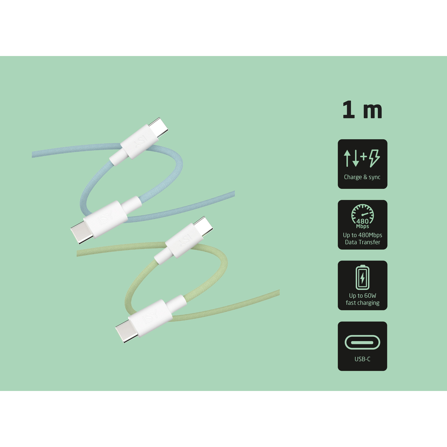 CAVO USB-C ISY IUC-1060-CR