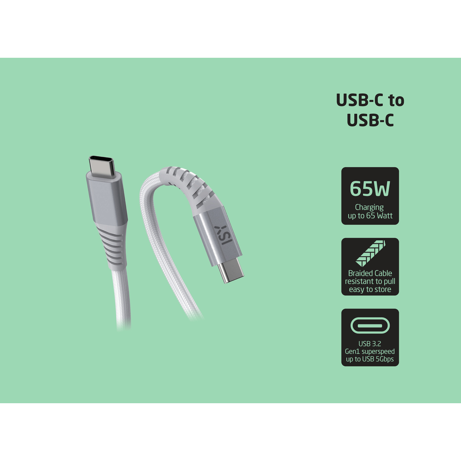 CAVO USB-C ISY ICN-5000-WT-CC