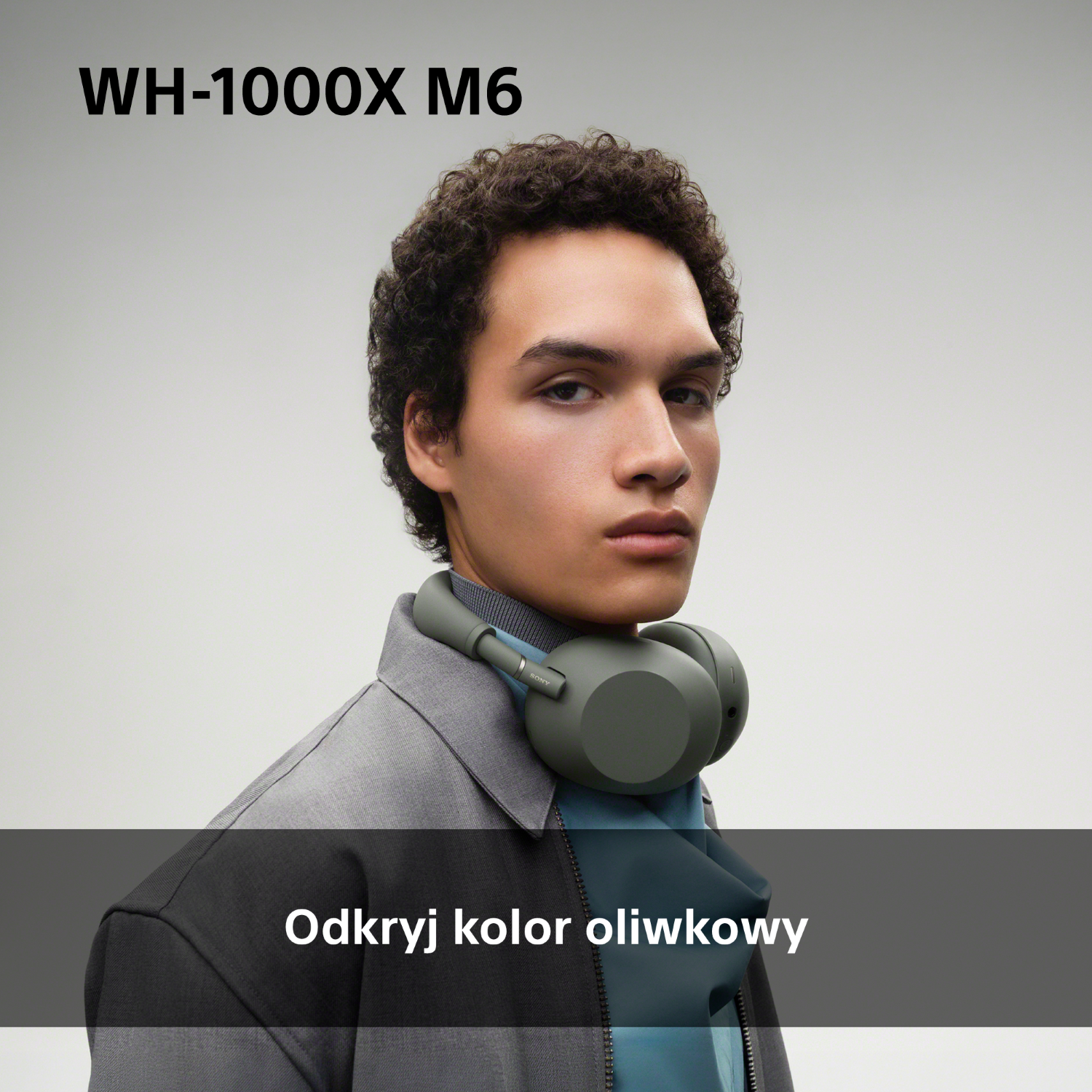 Słuchawki bezprzewodowe SONY WH-1000XM6 ANC Oliwkowy
