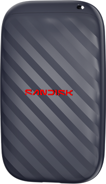SANDISK SSD Portable Drive, 1TB külső SSD, USB 3.2, Gen 2, 600 MB/s, fekete, 233441 (SDSSDE-10-1T00-G25)