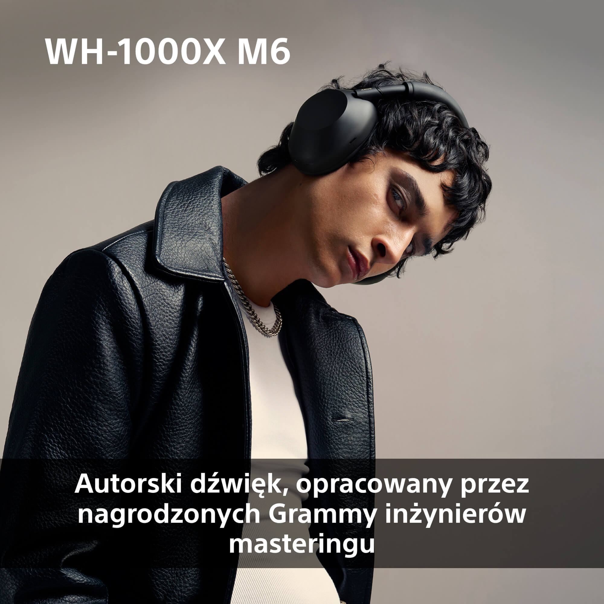 Słuchawki bezprzewodowe SONY WH-1000XM6 ANC Piaskowy