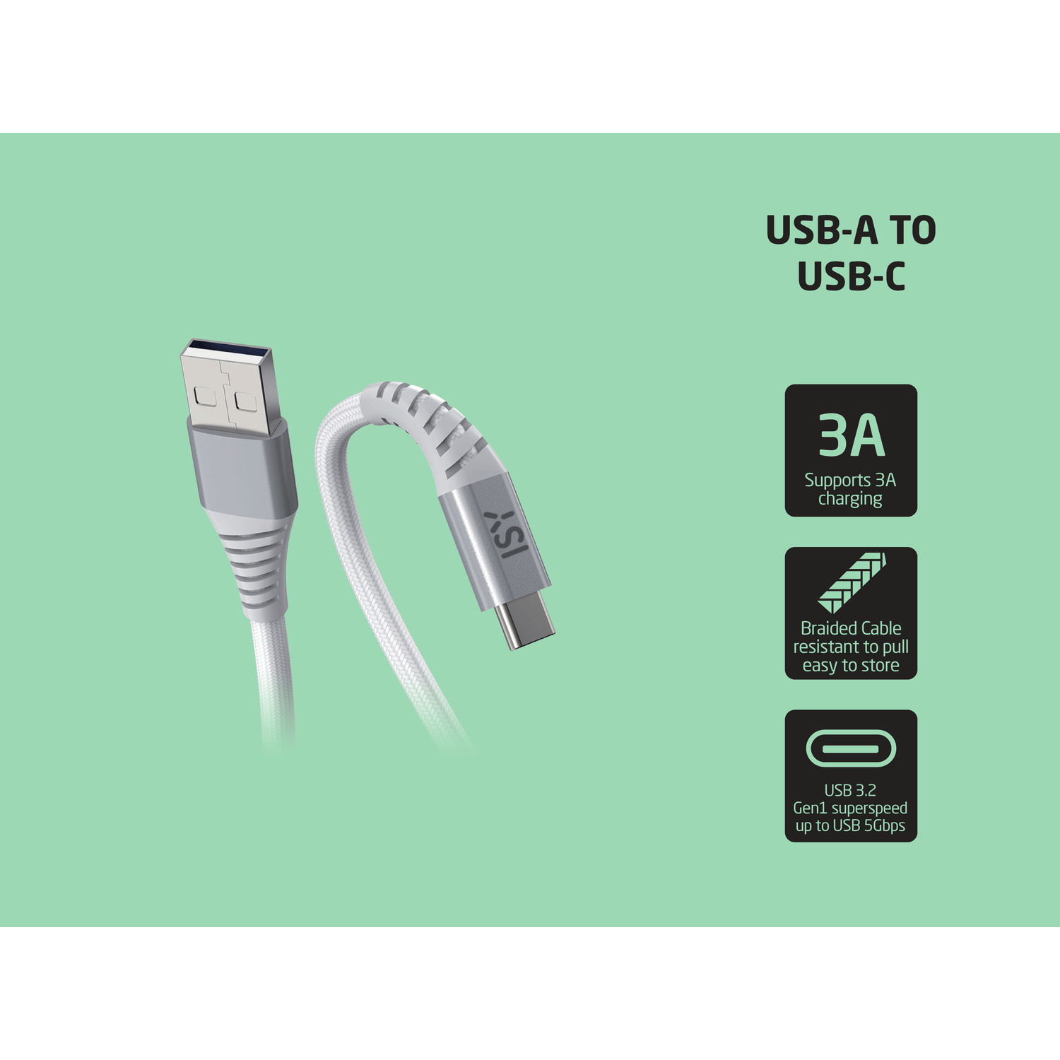 CAVO USB-C ISY ICN-5000-WT-AC