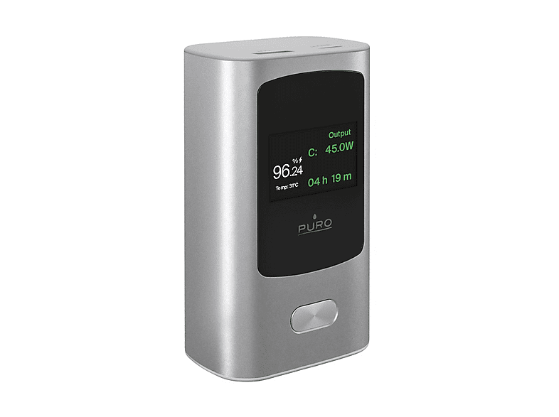 Powerbank PURO Pb 10000 mAh mAh, Grigio