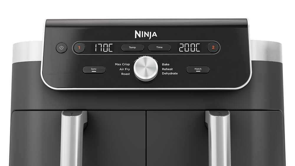 Frytkownica Air fryer NINJA DZ901EU 9,5 l z podwójnym koszem Czarny