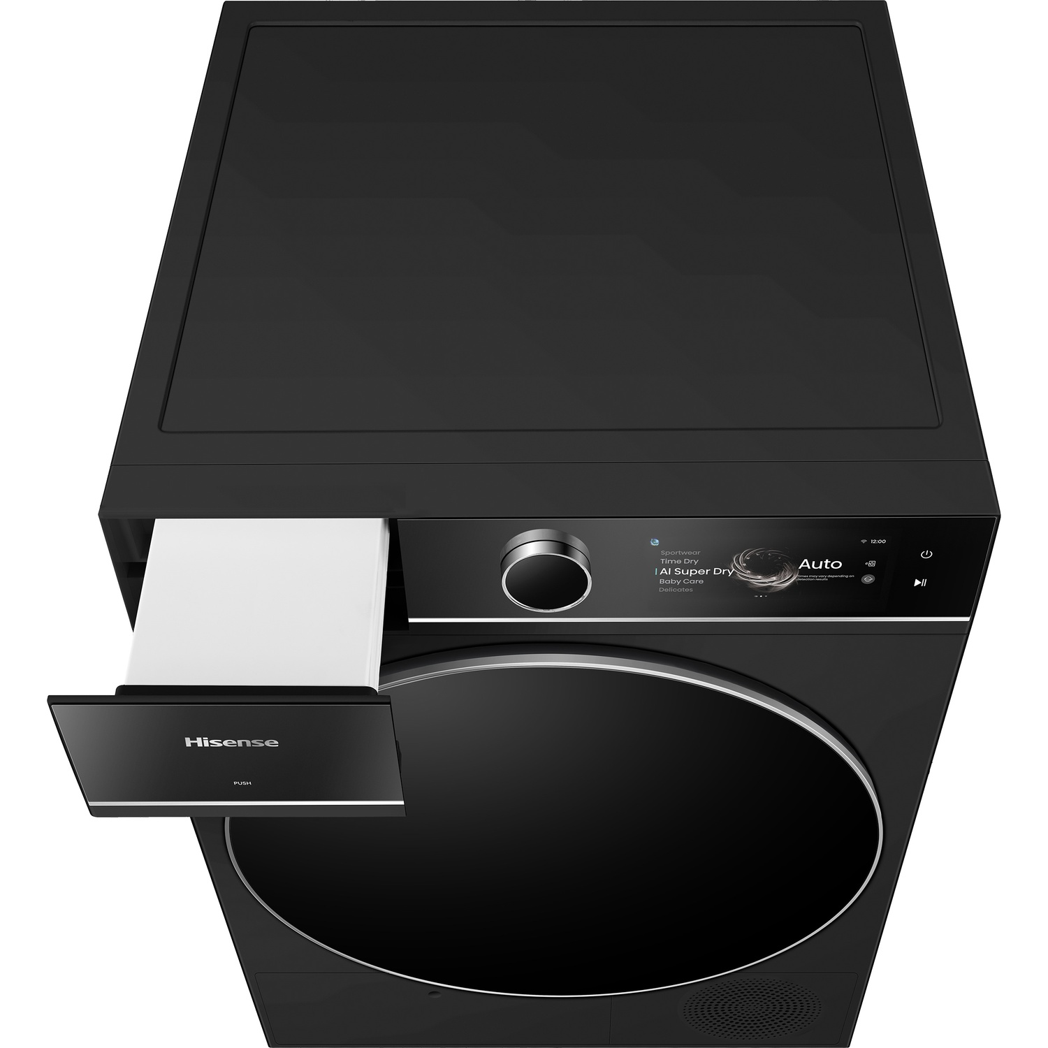 HISENSE Sèche-linge à pompe à chaleur DH7I108BBAB/BLX – 10 kg – 60 dB – Classe énergétique A