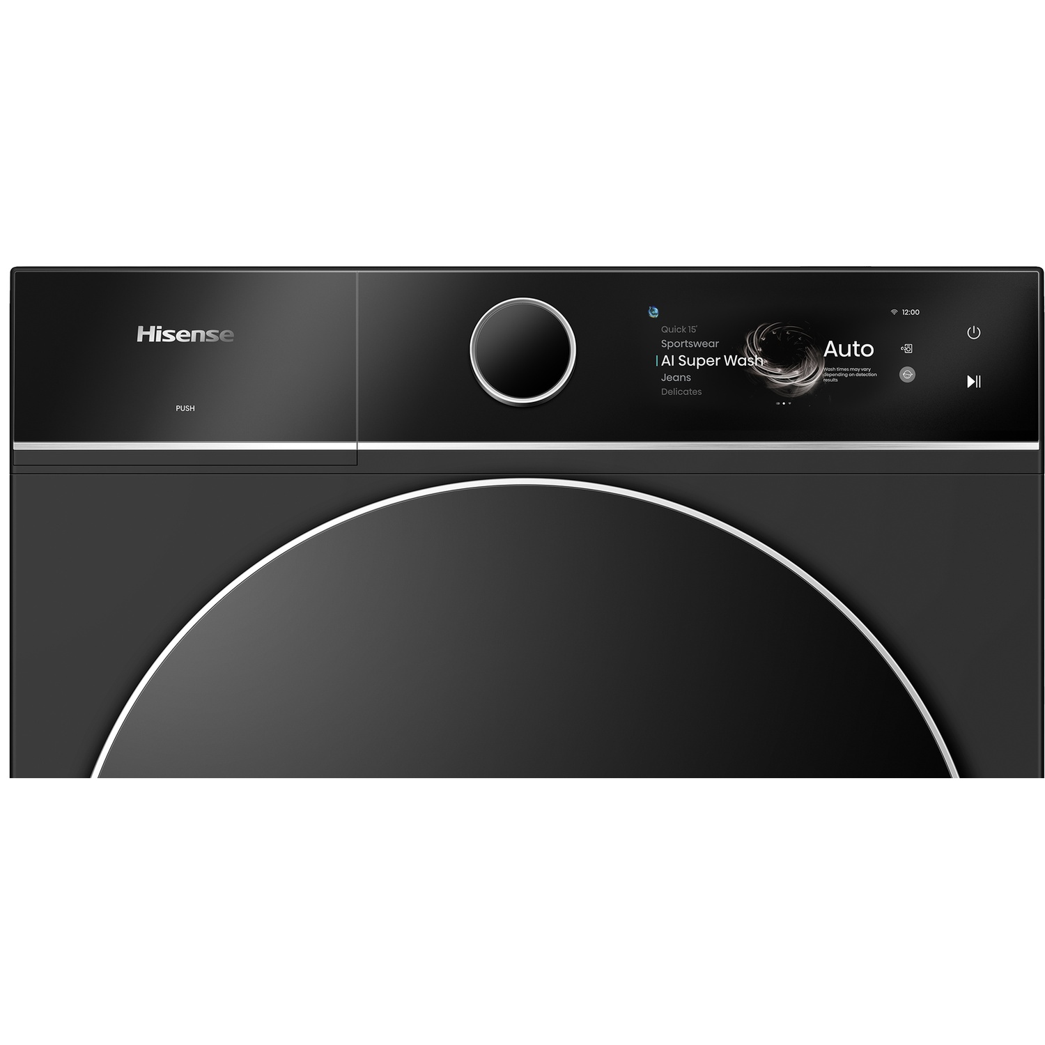 HISENSE Lave-linge à dosage automatique WF7i1248BBR/BLX (12 kg, 1400 tr/min, classe A)