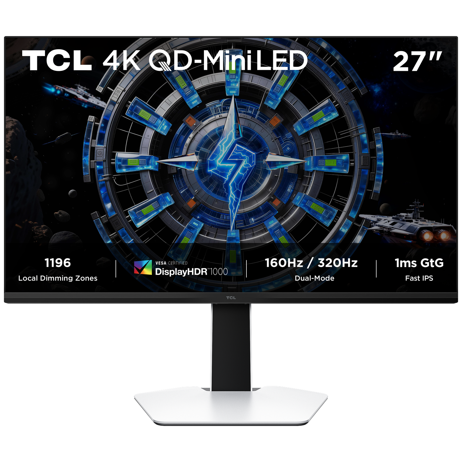 Tcl 27c2a Qd Mini Led Gamingmonitor - 27 Inch Ultra Hd 4k 3840x2160 Miniled Direct-1196