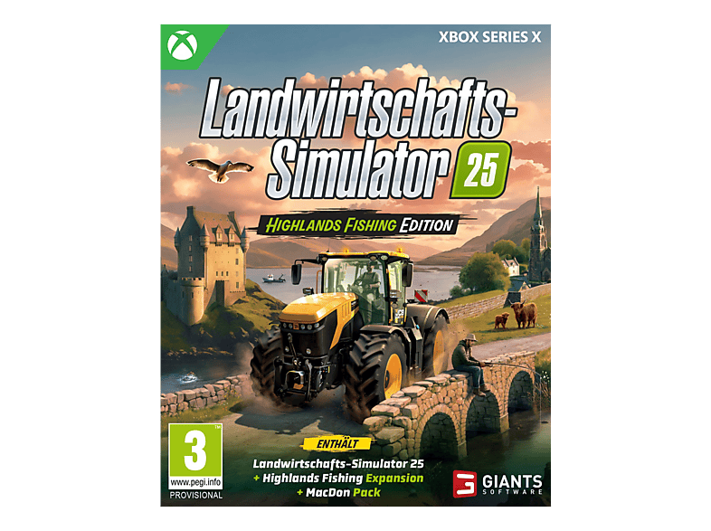 Landwirtschafts-Simulator 25: Highlands Fishing Edition - XBOX Series X [Deutsch]