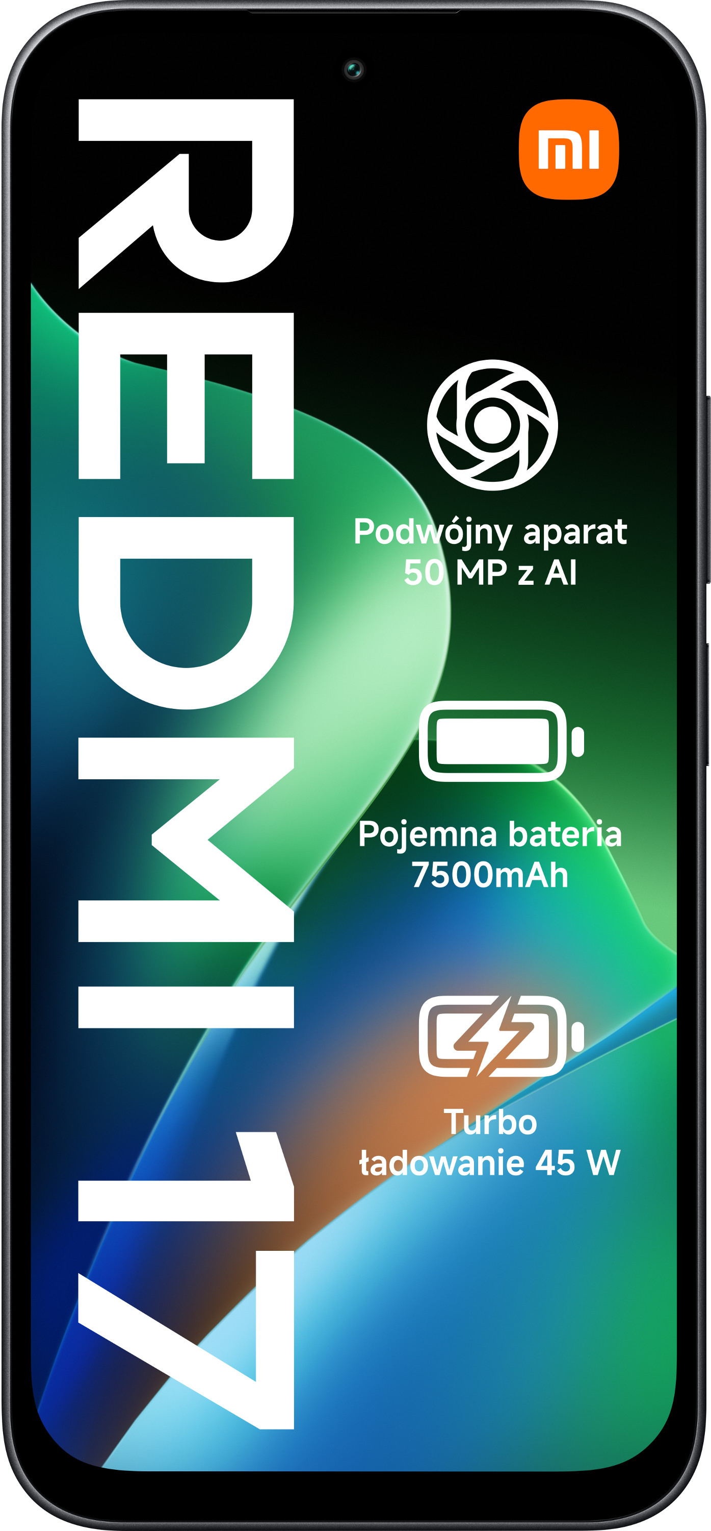 Smartfon XIAOMI Redmi 17 4G (LTE) 4 GB/ 128 GB Czarny