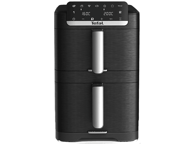 Frytkownica Air fryer TEFAL Easy Fry Stack EY7568E0 Czarny