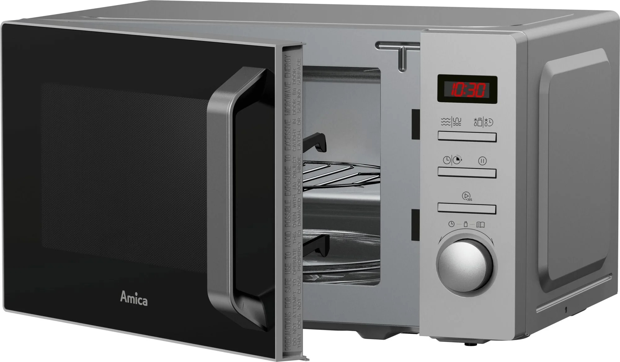 Kuchenka mikrofalowa AMICA MMF20E3GS 20l 1000W Srebrny
