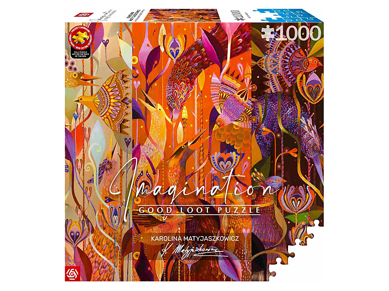 Puzzle GOOD LOOT Karolina Matyjaszkowicz Tryptyk 1000el. Wielokolorowy