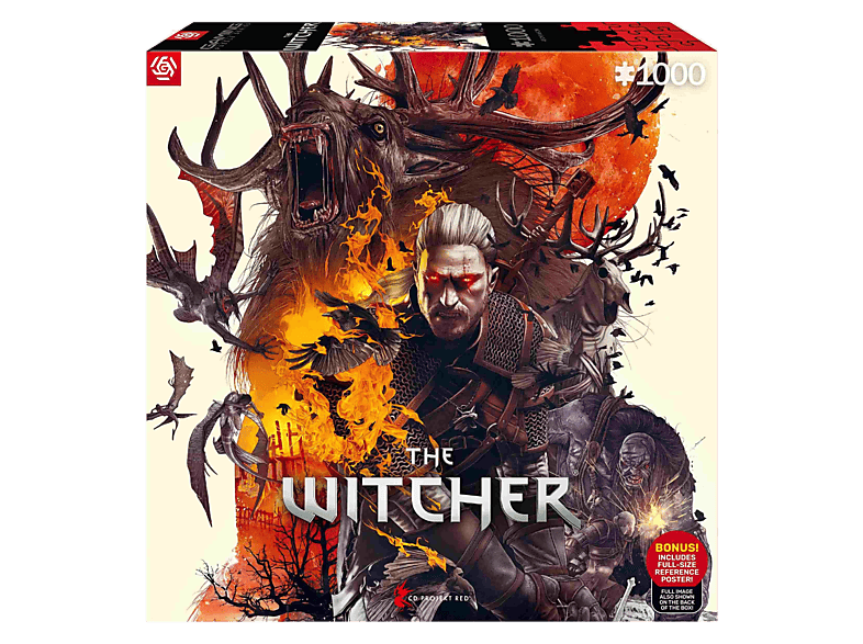 Puzzle GOOD LOOT The Witcher (Wiedźmin) Monsters 1000el. Wielokolorowy