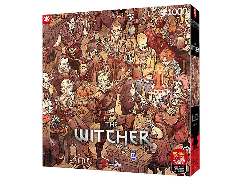 Puzzle GOOD LOOT The Witcher (Wiedźmin) Birthday 1000el. Wielokolorowy