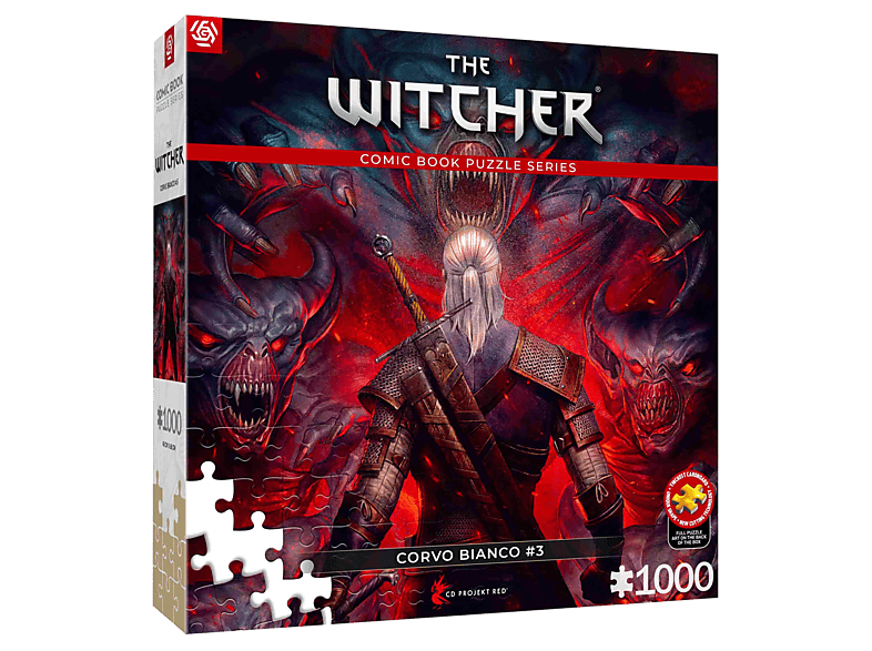Puzzle GOOD LOOT The Witcher (Wiedźmin) Corvo Bianco 1000el. Wielokolorowy
